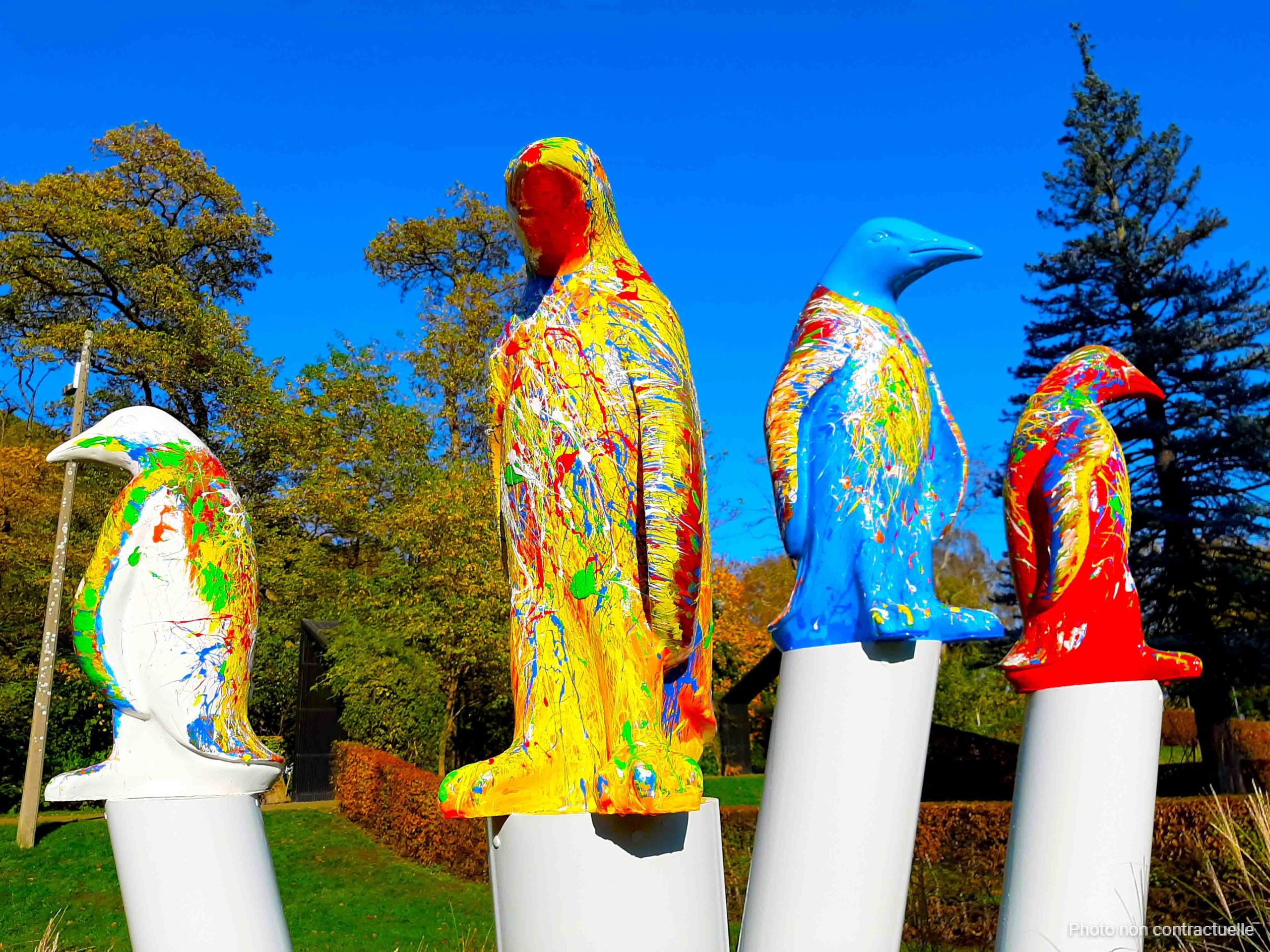 Photos des statues de Pinguoin du Festival des 5 Saison à Chaudfontaine festival-5-saisons